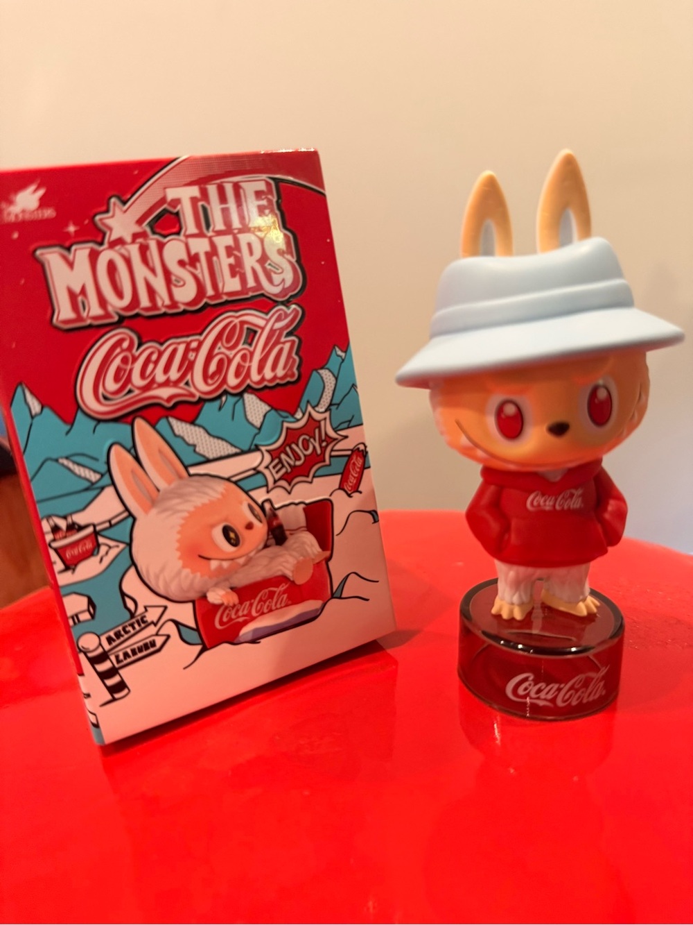 PopMart Coca-Cola Labubu Collectible Figurine